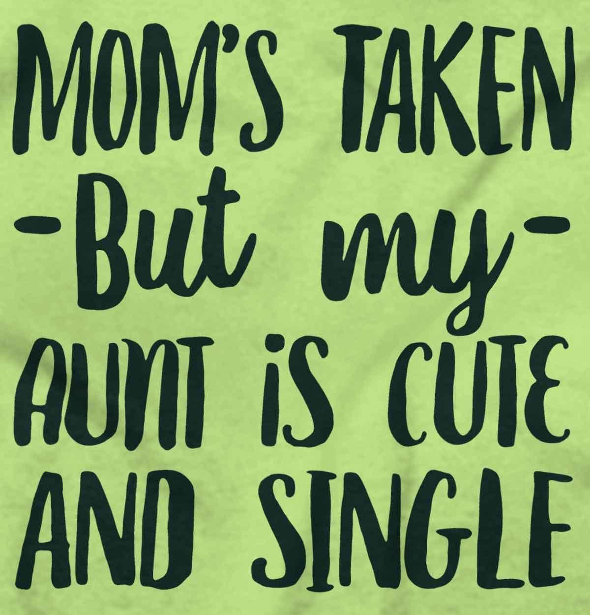 imageBrisco Brands Funny Single Aunts Cute Niece Nephew Baby Romper Boys or GirlsKey Lime