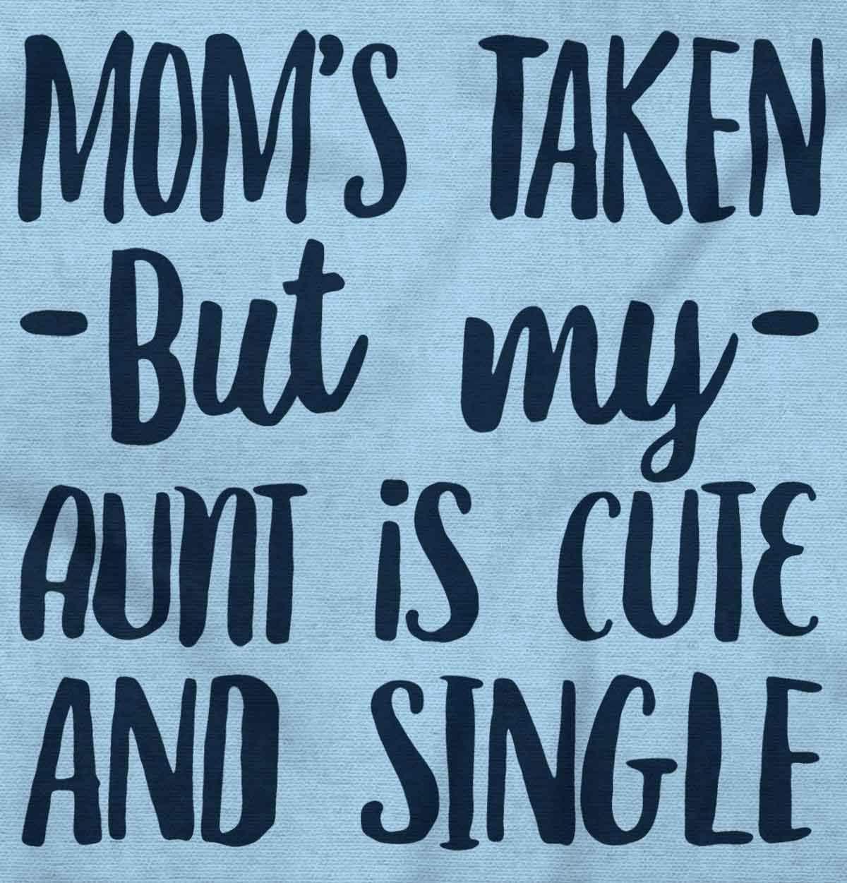 imageBrisco Brands Funny Single Aunts Cute Niece Nephew Baby Romper Boys or GirlsLight Blue