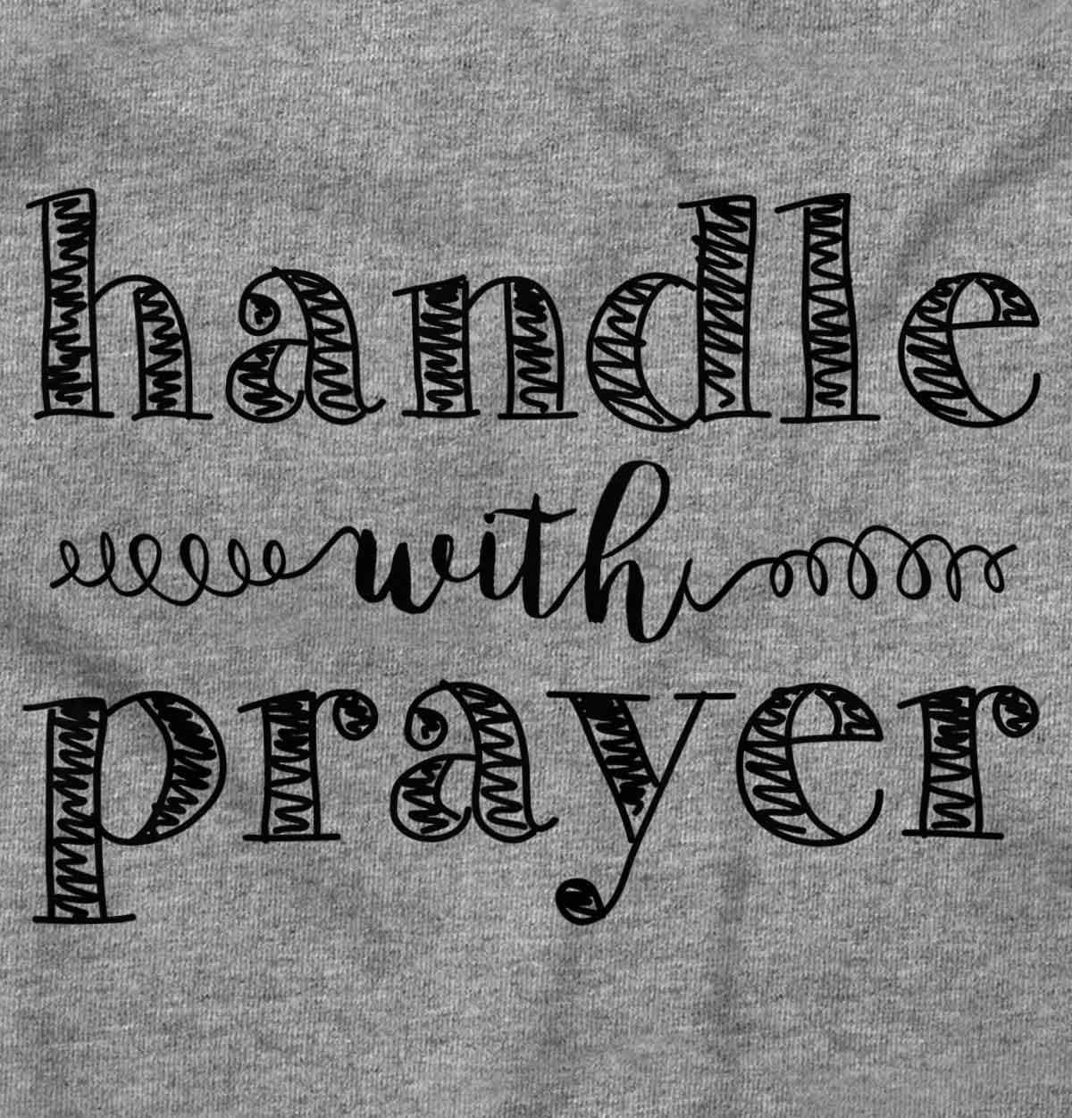 imageBrisco Brands Handle Prayer Religious Christian Baby Bodysuit Jumper GirlsHeather
