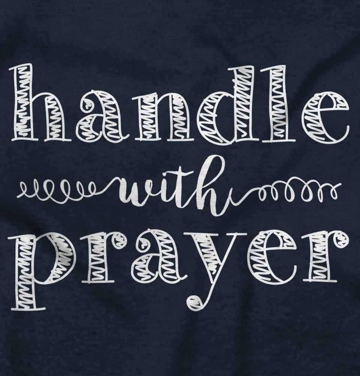imageBrisco Brands Handle Prayer Religious Christian Baby Bodysuit Jumper GirlsNavy