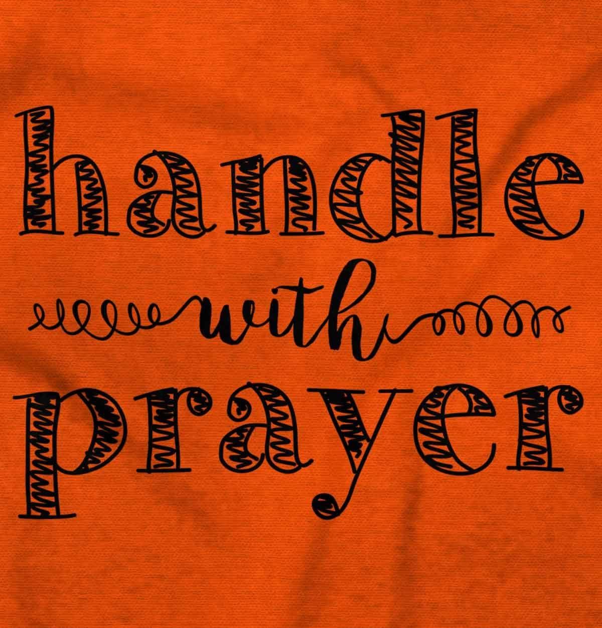 imageBrisco Brands Handle Prayer Religious Christian Baby Bodysuit Jumper GirlsOrange