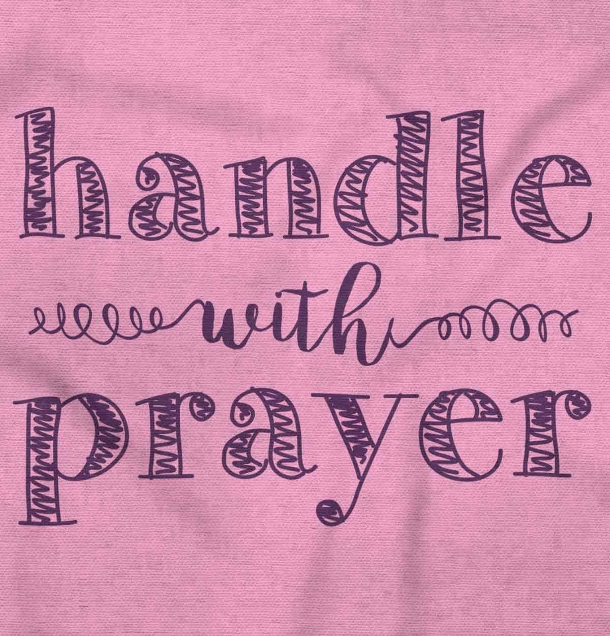 imageBrisco Brands Handle Prayer Religious Christian Baby Bodysuit Jumper GirlsPink