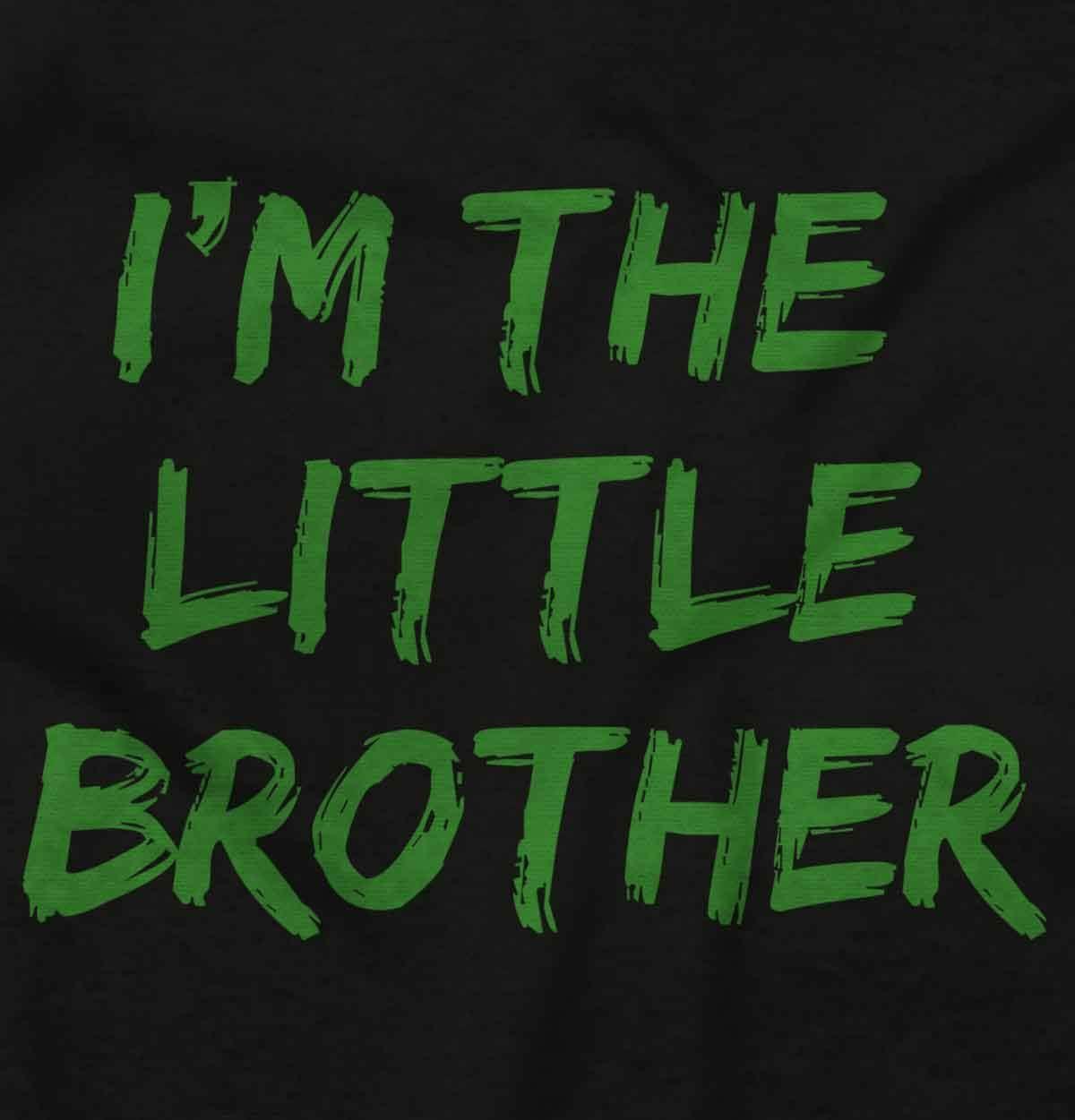 imageBrisco Brands Im the Little Brother Siblings Baby Bodysuit Jumper BoysBlack
