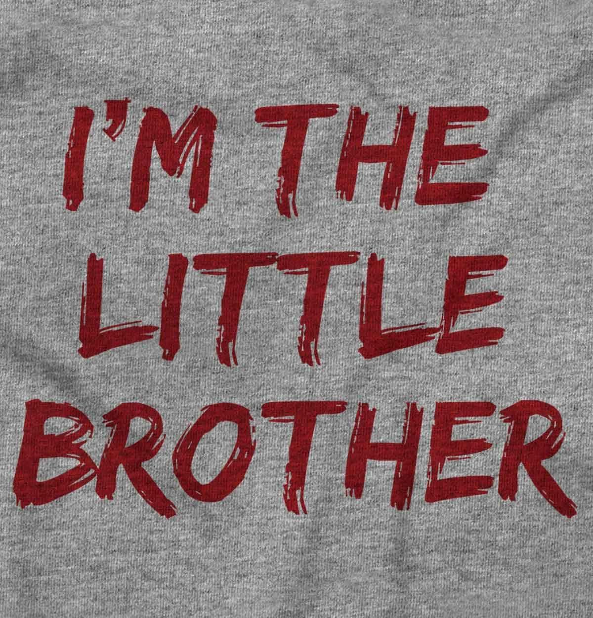 imageBrisco Brands Im the Little Brother Siblings Baby Bodysuit Jumper BoysHeather