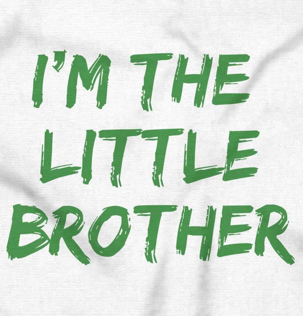 imageBrisco Brands Im the Little Brother Siblings Baby Bodysuit Jumper BoysWhite