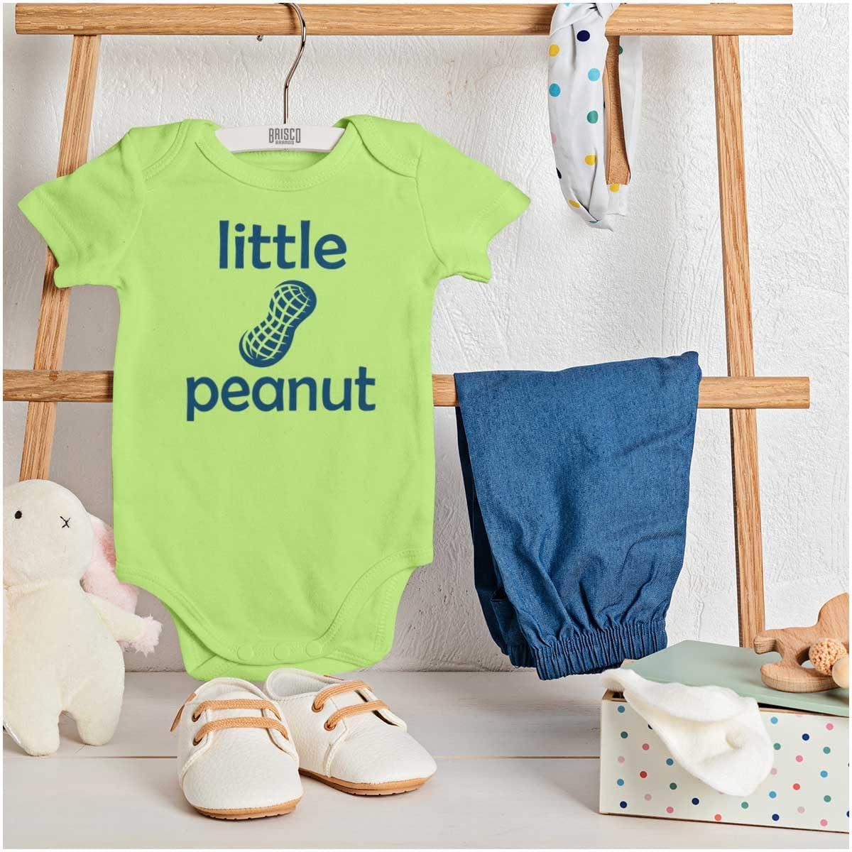 imageBrisco Brands Little Peanut Tiny Adorable Babies Baby Romper Boys or GirlsKey Lime