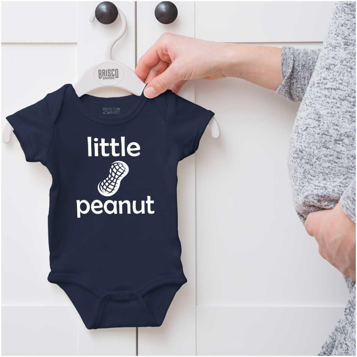 imageBrisco Brands Little Peanut Tiny Adorable Babies Baby Romper Boys or GirlsNavy