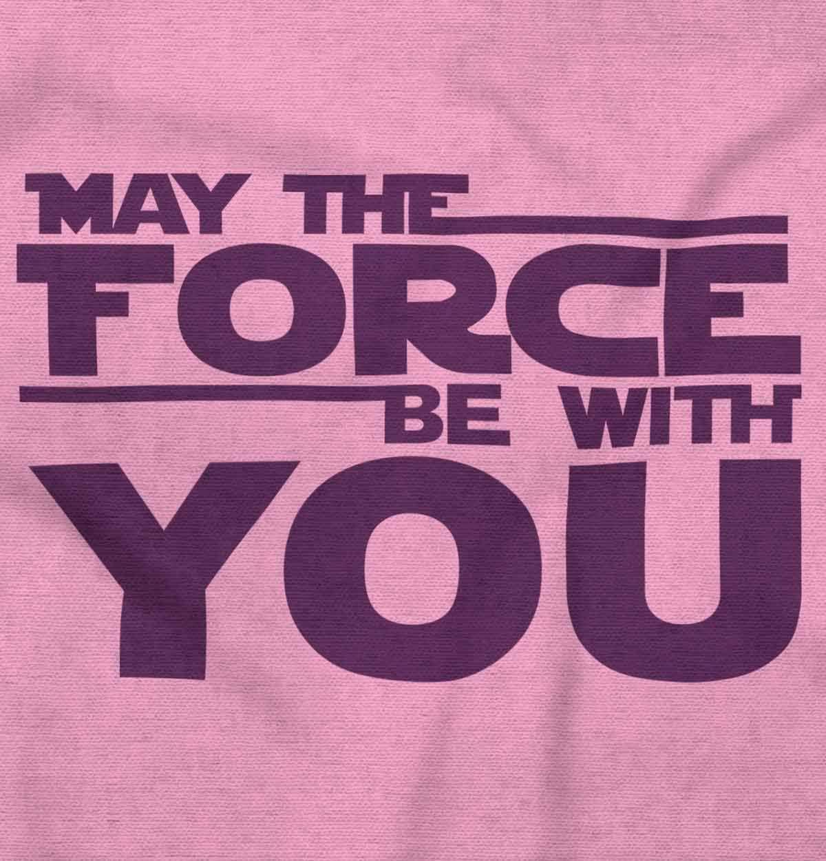 imageBrisco Brands May The Universe Be With You Baby Romper Boys or GirlsPink