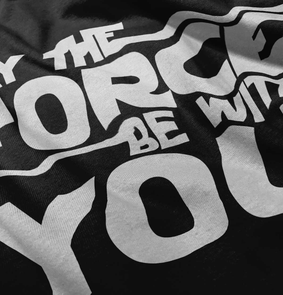 imageBrisco Brands May The Universe Be with You Toddler Boy Girl T ShirtBlack