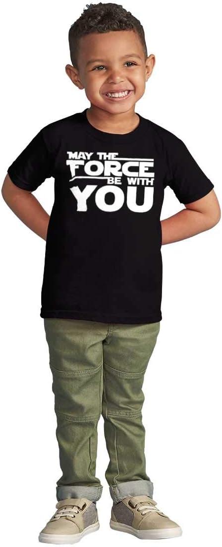 imageBrisco Brands May The Universe Be with You Toddler Boy Girl T ShirtBlack