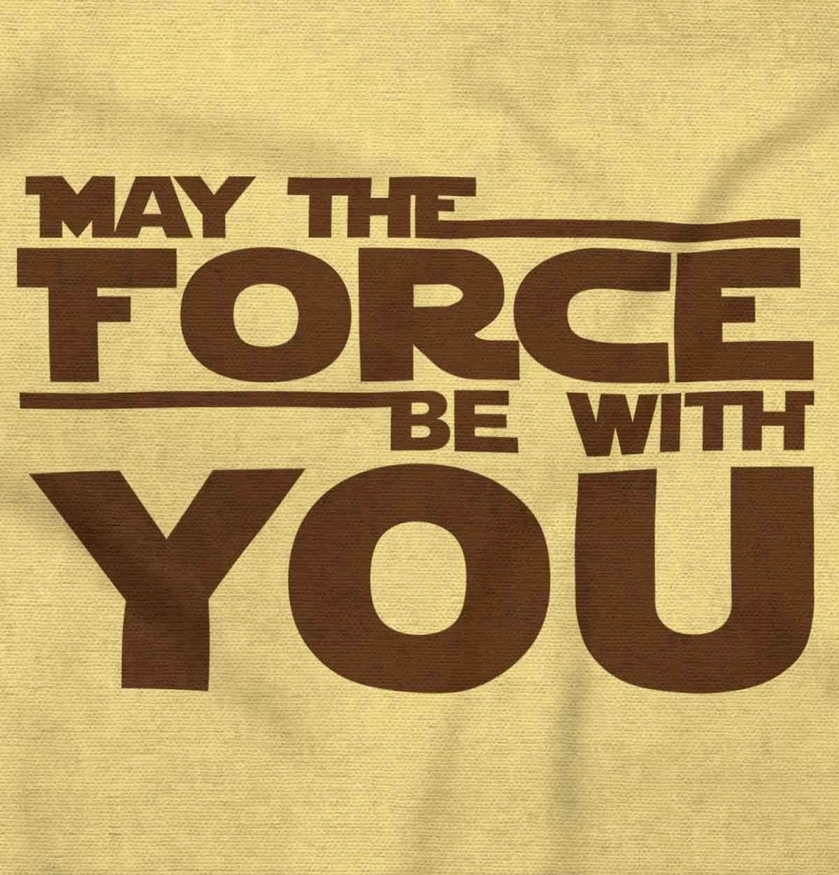 imageBrisco Brands May The Universe Be with You Toddler Boy Girl T ShirtButter