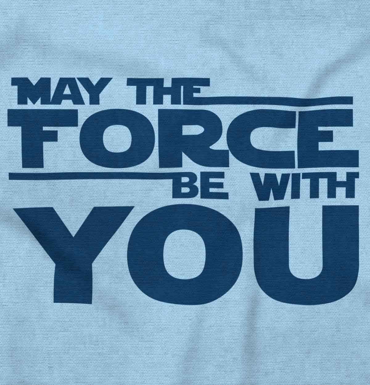 imageBrisco Brands May The Universe Be with You Toddler Boy Girl T ShirtLight Blue