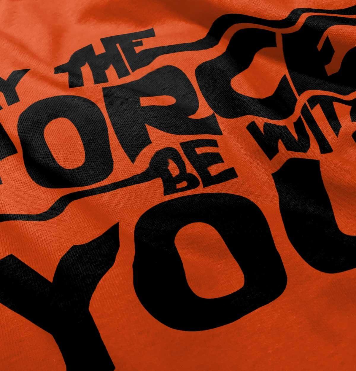 imageBrisco Brands May The Universe Be with You Toddler Boy Girl T ShirtOrange