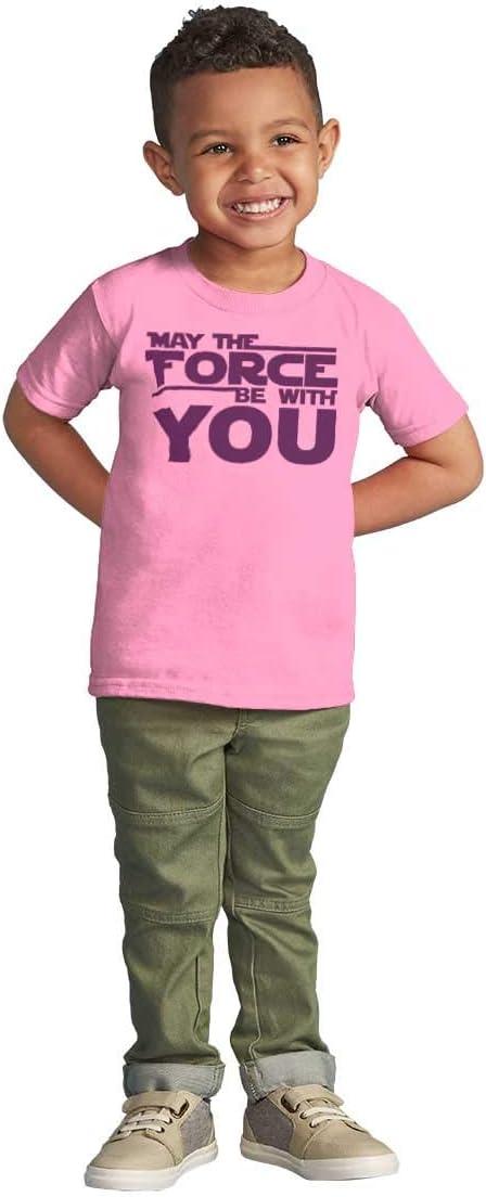 imageBrisco Brands May The Universe Be with You Toddler Boy Girl T ShirtPink