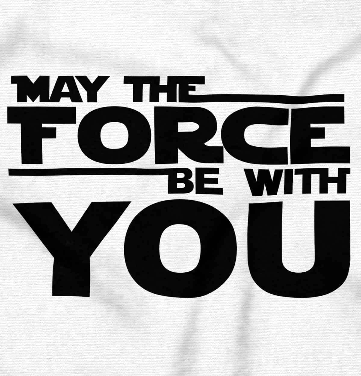 imageBrisco Brands May The Universe Be with You Toddler Boy Girl T ShirtWhite