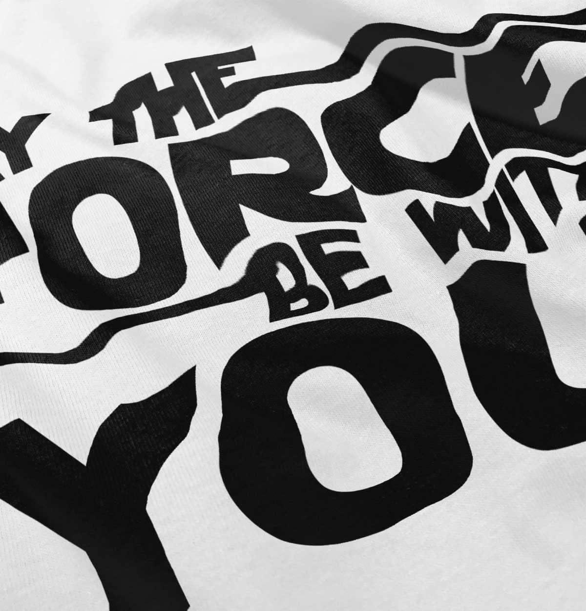 imageBrisco Brands May The Universe Be with You Toddler Boy Girl T ShirtWhite