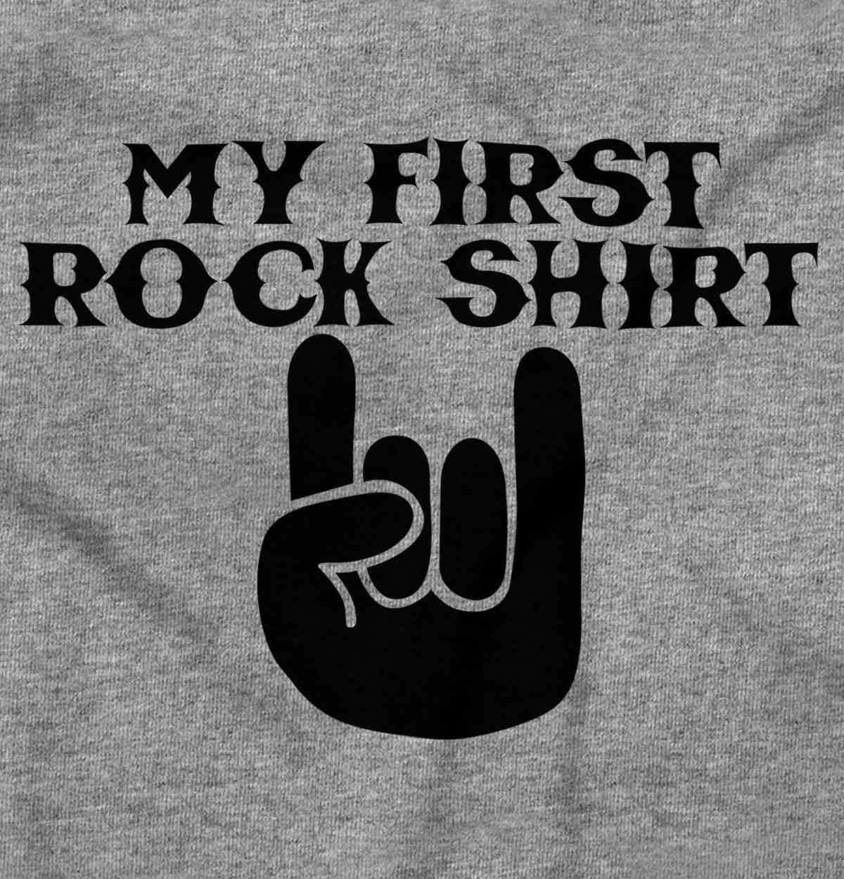 imageBrisco Brands My First Rock Outfit Baby Romper Boys or GirlsHeather
