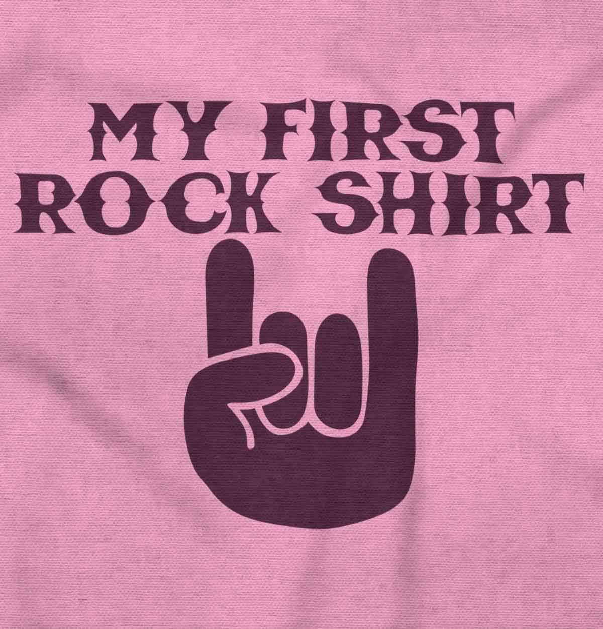imageBrisco Brands My First Rock Outfit Baby Romper Boys or GirlsPink