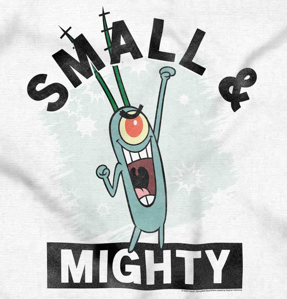 imageBrisco Brands Plankton Cartoon Small and Mighty Baby Romper Boys or GirlsWhite