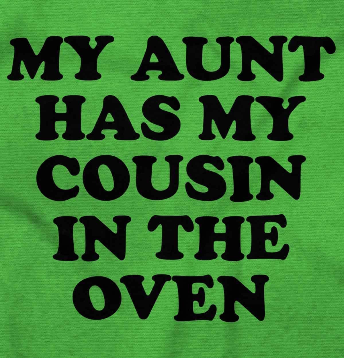 imageBrisco Brands Proud Nephews Nieces Excepting Auntie Baby Romper Boys or GirlsApple
