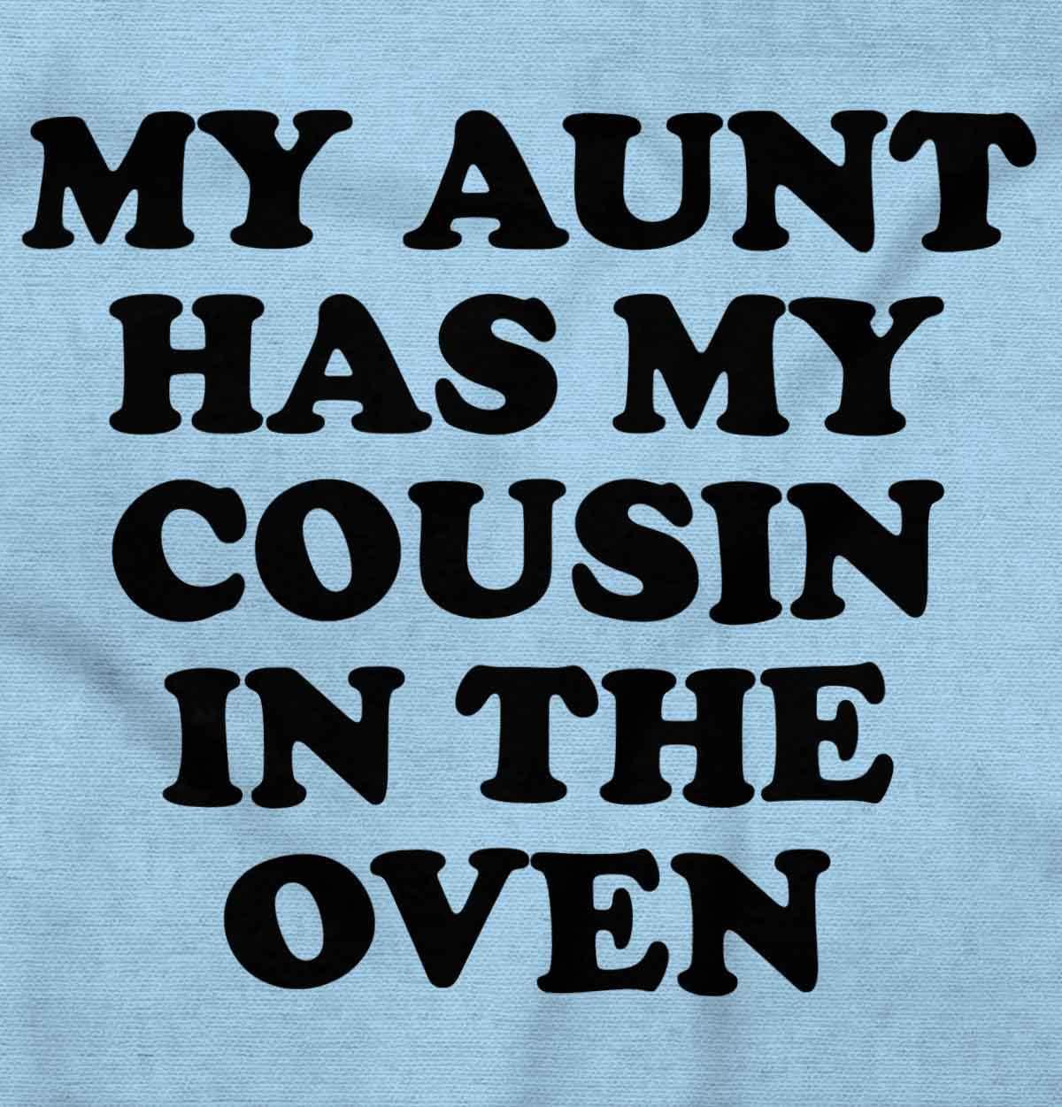 imageBrisco Brands Proud Nephews Nieces Excepting Auntie Baby Romper Boys or GirlsLight Blue