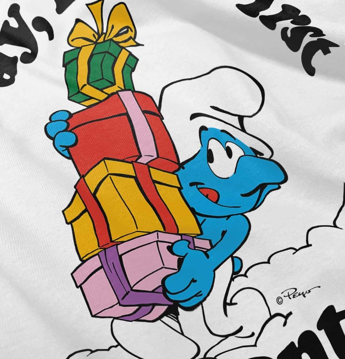 imageBrisco Brands Smurfs Cartoon Toddler Boy Girl T ShirtWhite