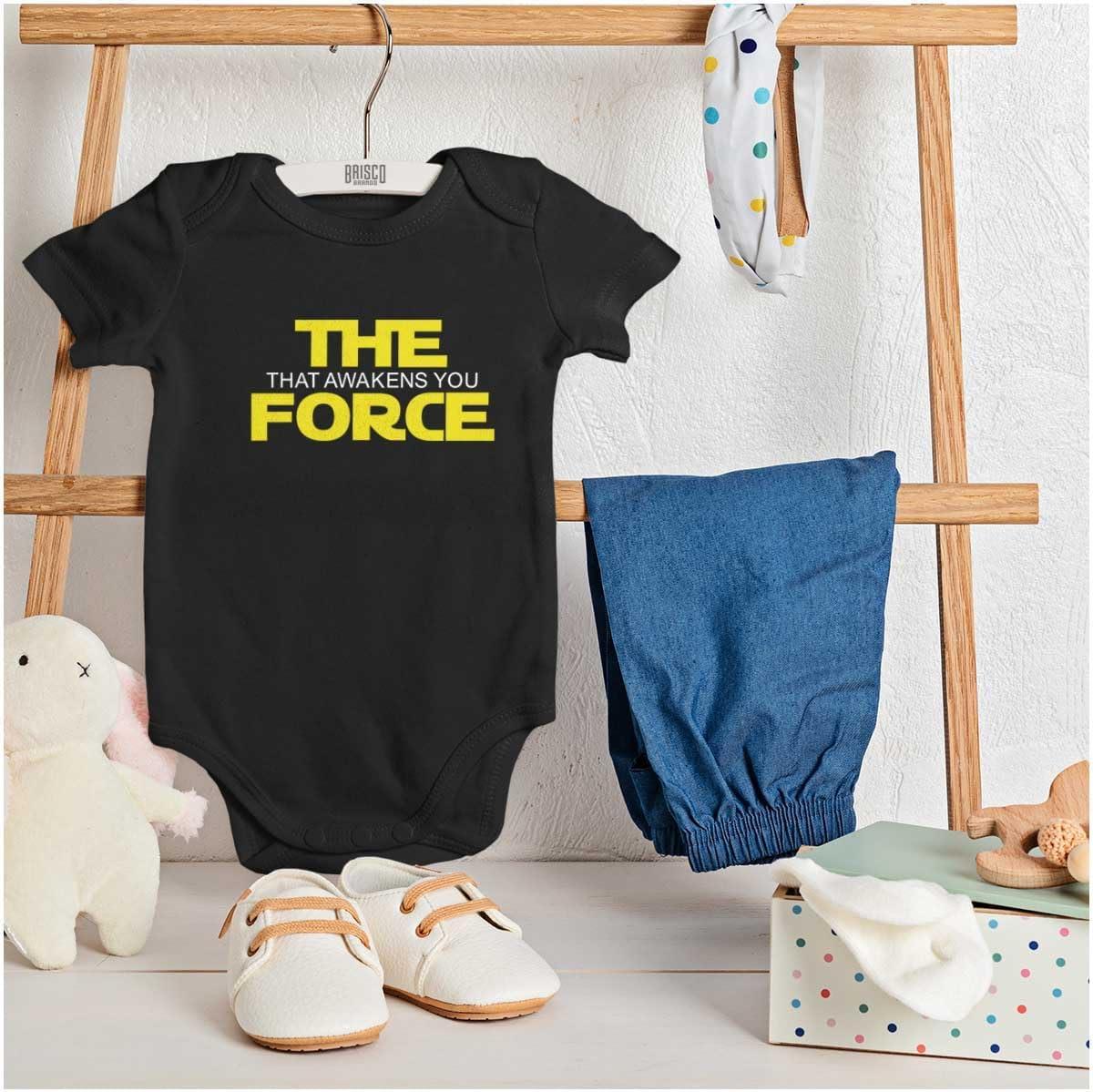 imageBrisco Brands Space Awakens You Dark Galaxy Baby Romper Boys or GirlsBlack