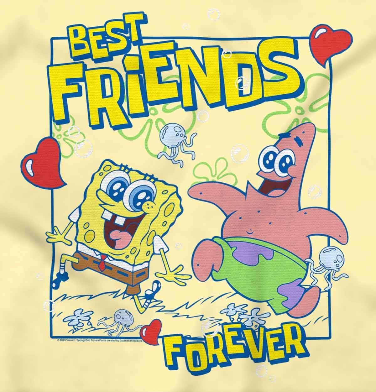 imageBrisco Brands SpongeBob Patrick Best Friend Forever Baby Romper Boys or GirlsBanana
