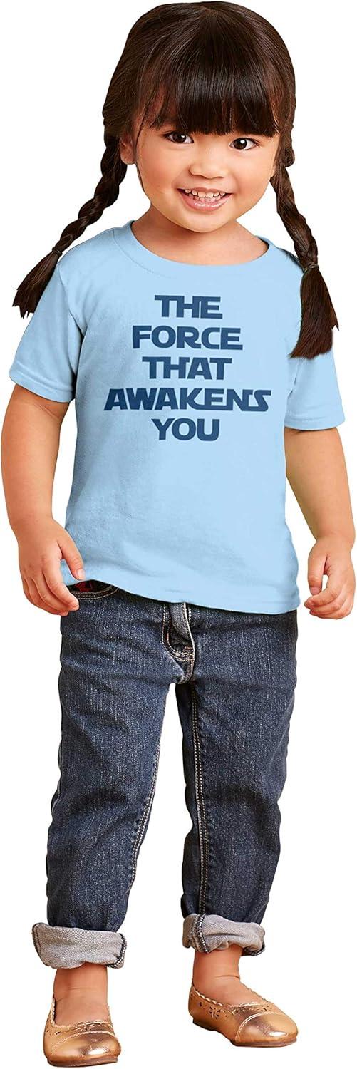 imageBrisco Brands The That Awakens You Dark Galaxy Toddler Boy Girl T ShirtLight Blue