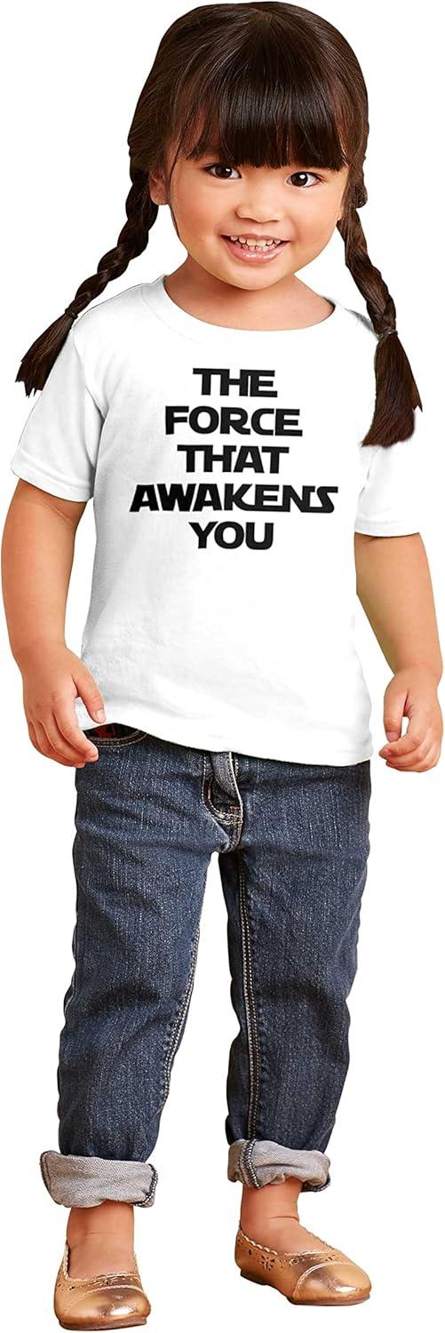 imageBrisco Brands The That Awakens You Dark Galaxy Toddler Boy Girl T ShirtWhite