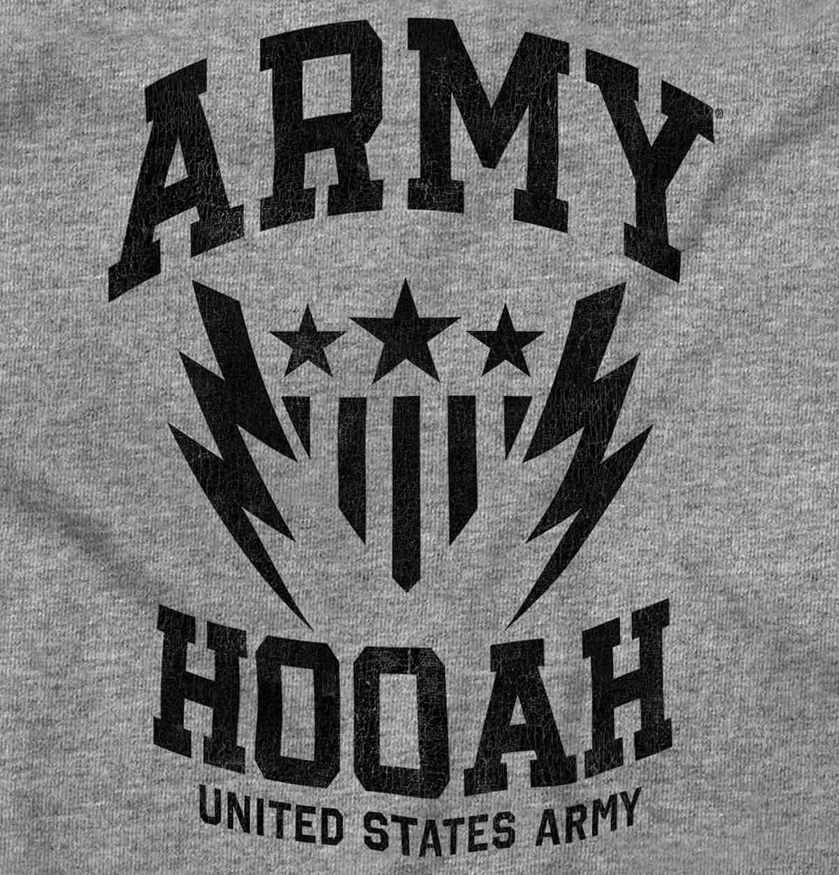 imageBrisco Brands US Army Soldier Veteran Pride Zip Up Hoodie Mens WomensSport Grey