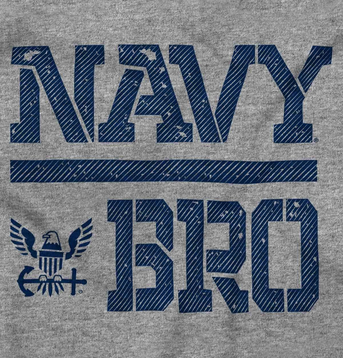 imageBrisco Brands United States Navy Brother Armed Forces Hoodie Hooded Sweatshirt MenSport Grey