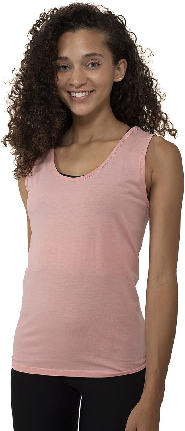 imageBrisco Brands Womens Tie Back Tank Top Juniors Backless Sleevless TShirtCoral