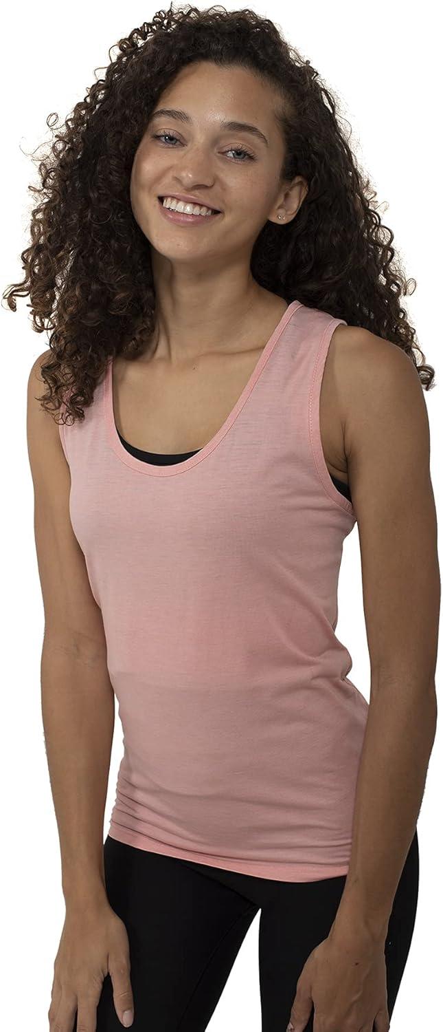 imageBrisco Brands Womens Tie Back Tank Top Juniors Backless Sleevless TShirtCoral