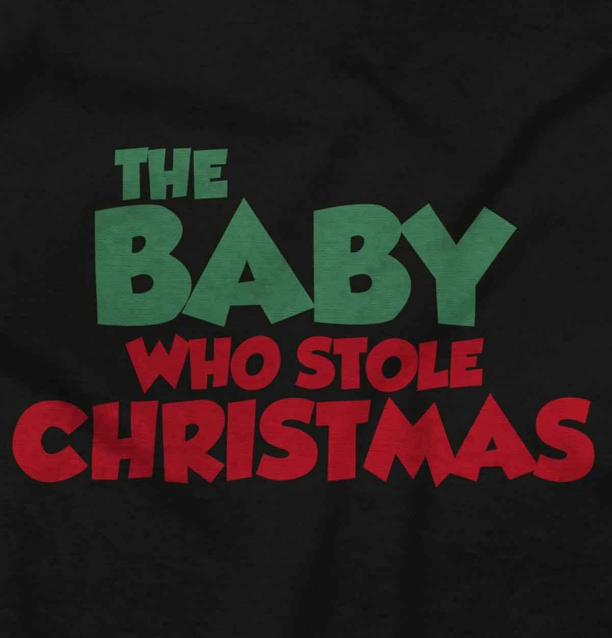 imageBrisco Brands Xmas Babies Who Stole Christmas Baby Romper Boys or GirlsBlack