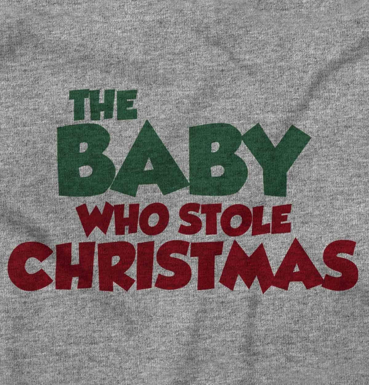 imageBrisco Brands Xmas Babies Who Stole Christmas Baby Romper Boys or GirlsHeather