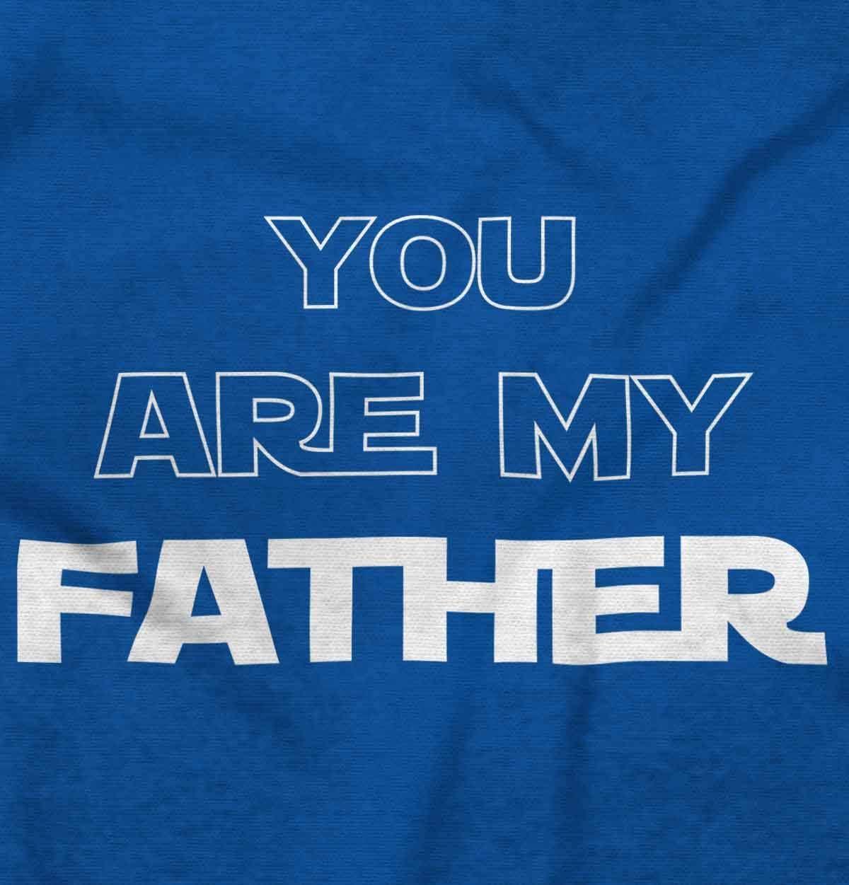 imageBrisco Brands You Are My Father Dark Galaxy Nerd Baby Romper Boys or GirlsRoyal
