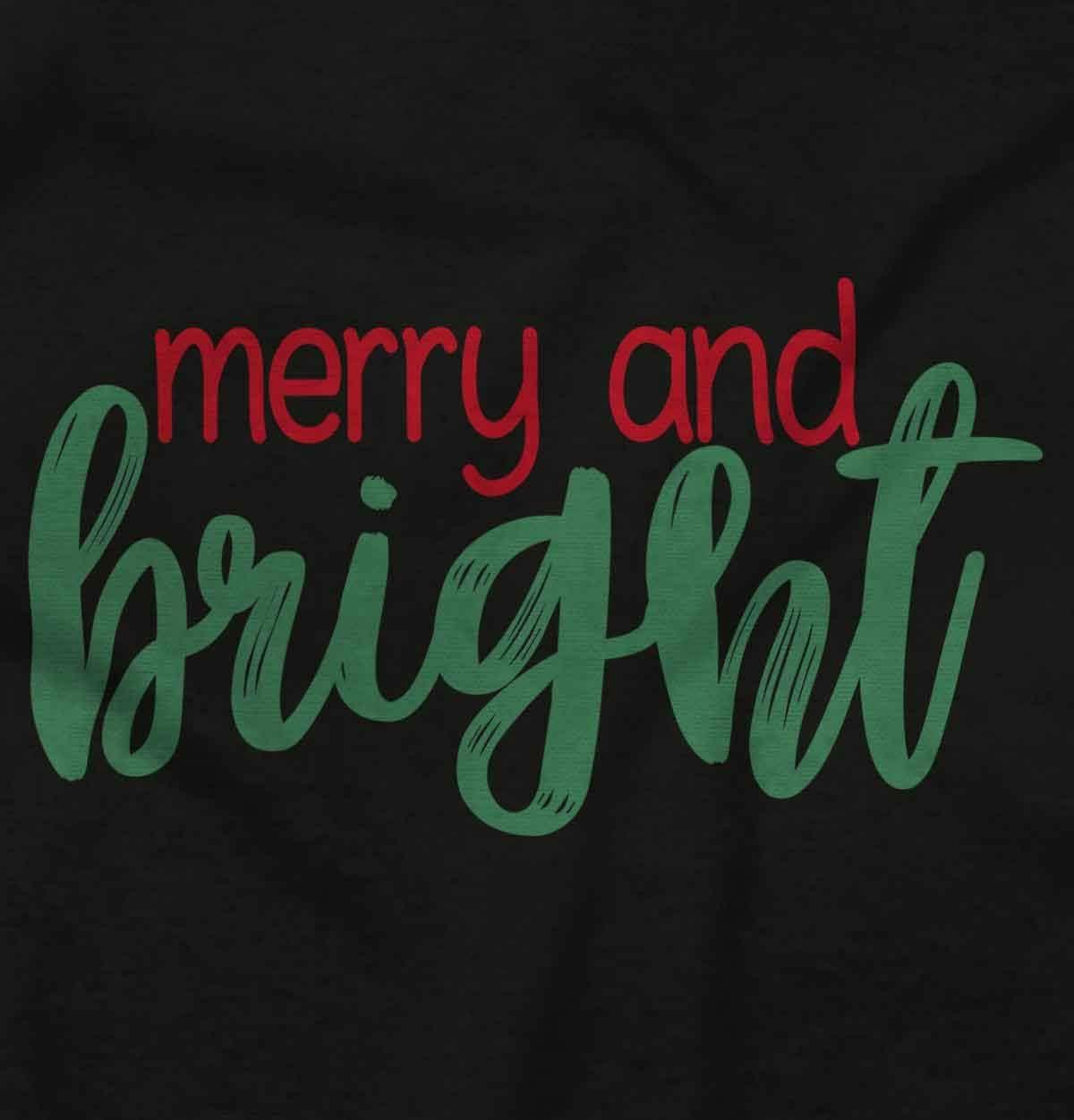 imageChristmas Merry and Bright Baby Bodysuit Jumper GirlsBlack