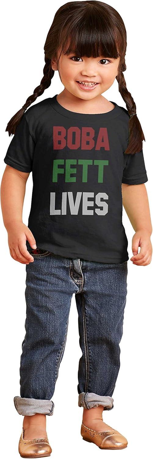 imageGalactic Bounty Hunter Nerdy Geek Toddler Boy Girl T ShirtBlack