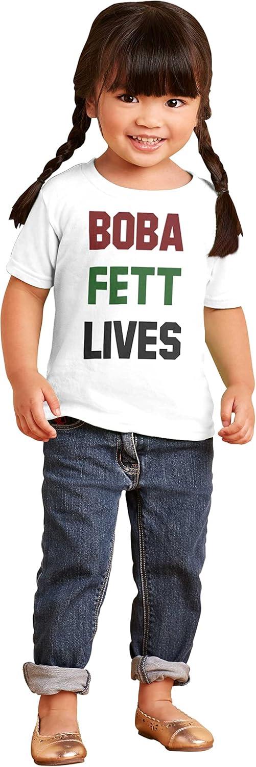 imageGalactic Bounty Hunter Nerdy Geek Toddler Boy Girl T ShirtWhite