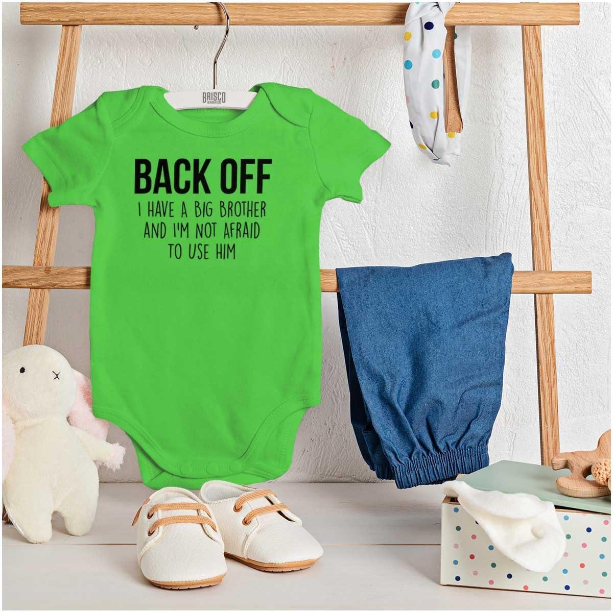 imageLittle Brother Big Bro Cute Adorable Baby Romper Boys or GirlsApple