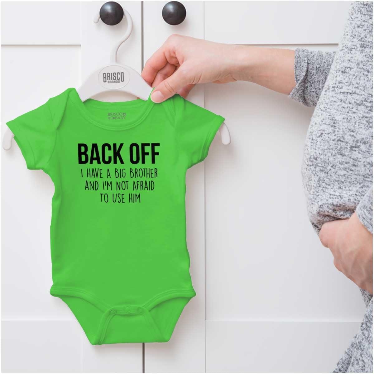 imageLittle Brother Big Bro Cute Adorable Baby Romper Boys or GirlsApple