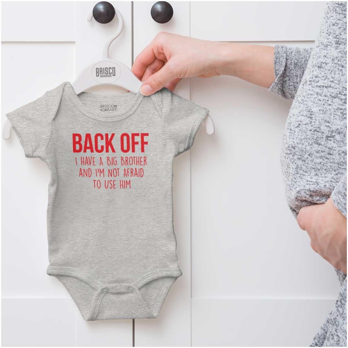imageLittle Brother Big Bro Cute Adorable Baby Romper Boys or GirlsHeather
