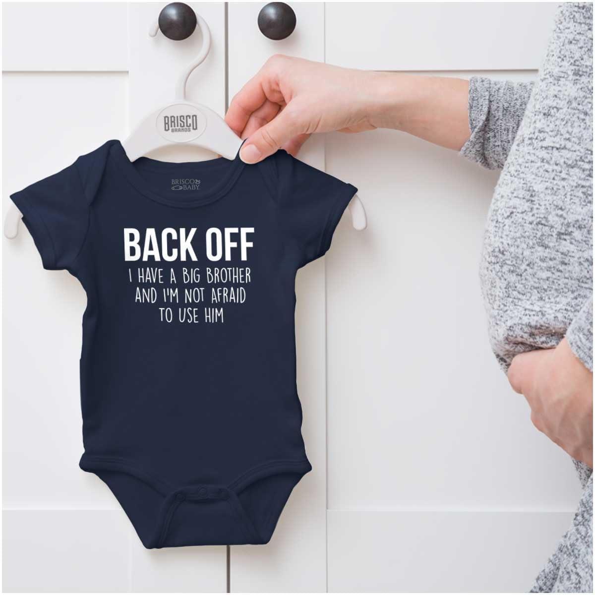 imageLittle Brother Big Bro Cute Adorable Baby Romper Boys or GirlsNavy