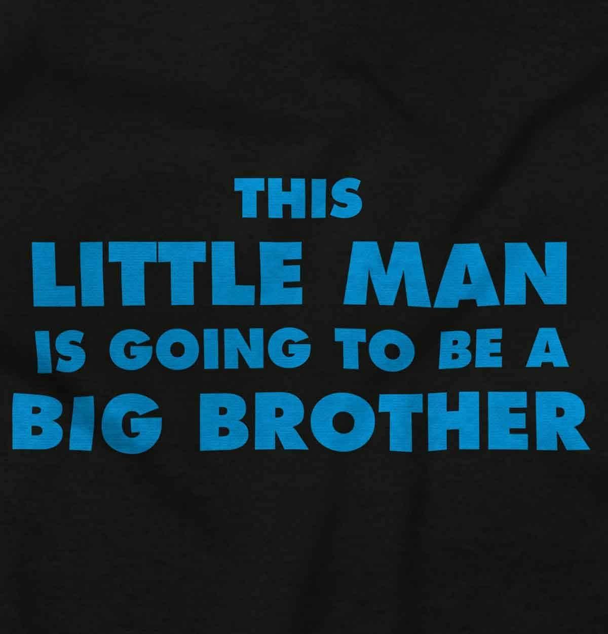 imageLittle Man Going to Be a Big Brother Baby Bodysuit Jumper BoysBlack