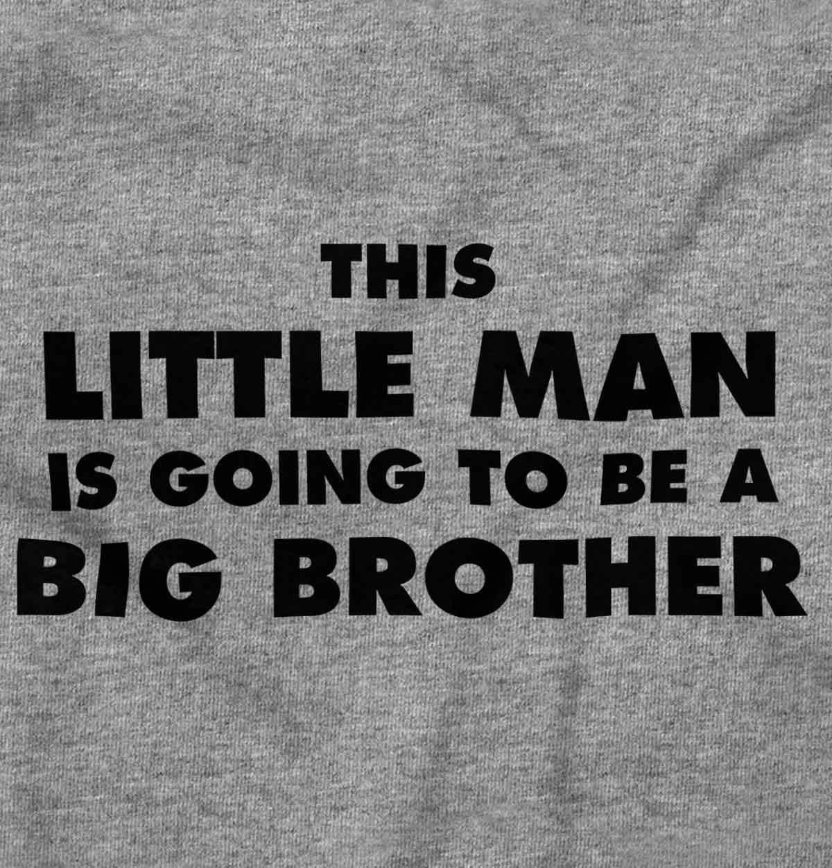 imageLittle Man Going to Be a Big Brother Baby Bodysuit Jumper BoysHeather