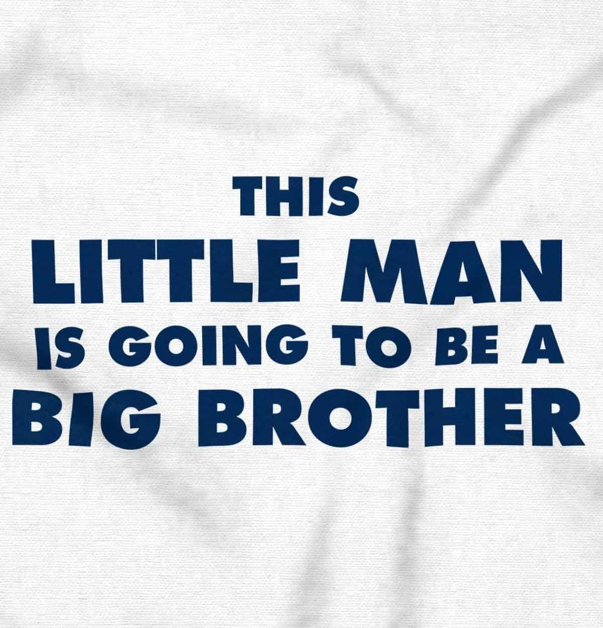 imageLittle Man Going to Be a Big Brother Baby Bodysuit Jumper BoysWhite
