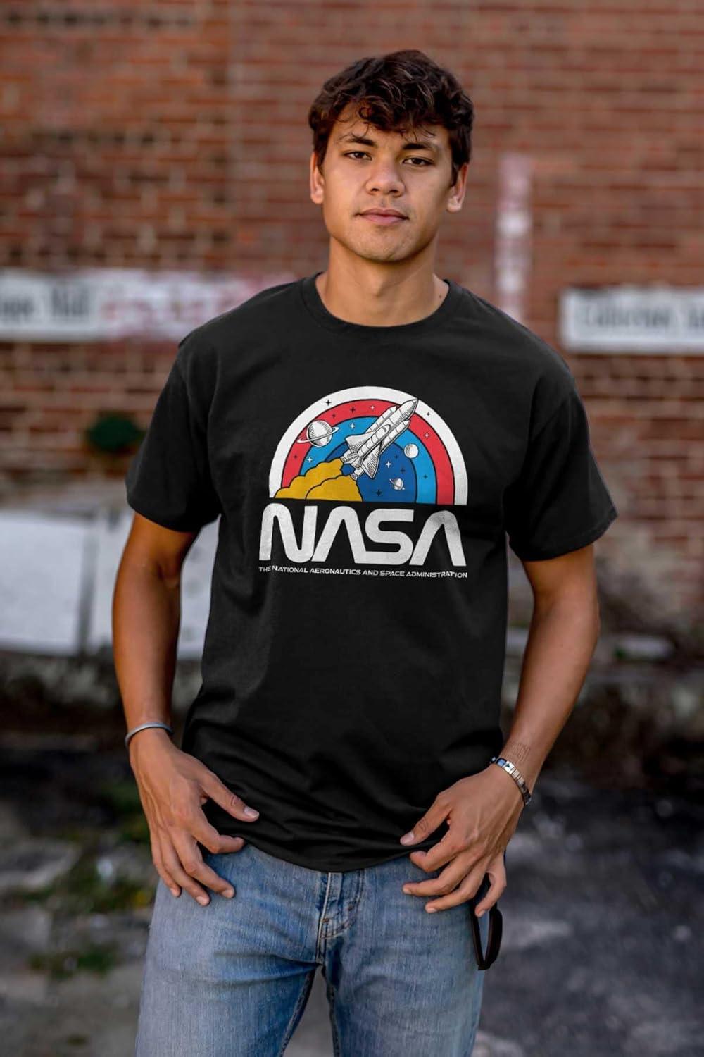 imageNASA Vintage Retro Space Shuttle Graphic T Shirt Men or WomenBlack