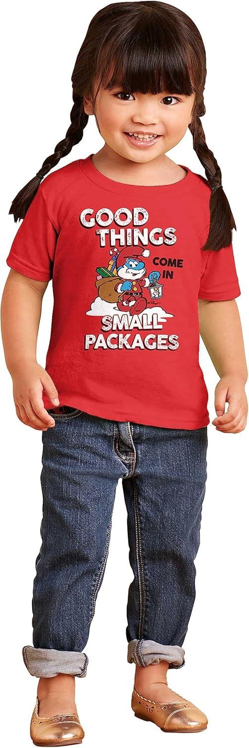 imageSanta Papa Smurf Toddler Boy Girl T ShirtRed