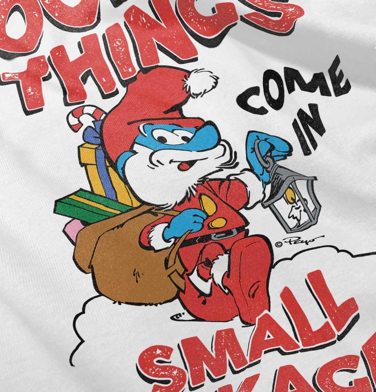 imageSanta Papa Smurf Toddler Boy Girl T ShirtWhite